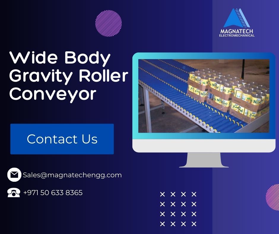 Wide Body Gravity Roller Conveyor
