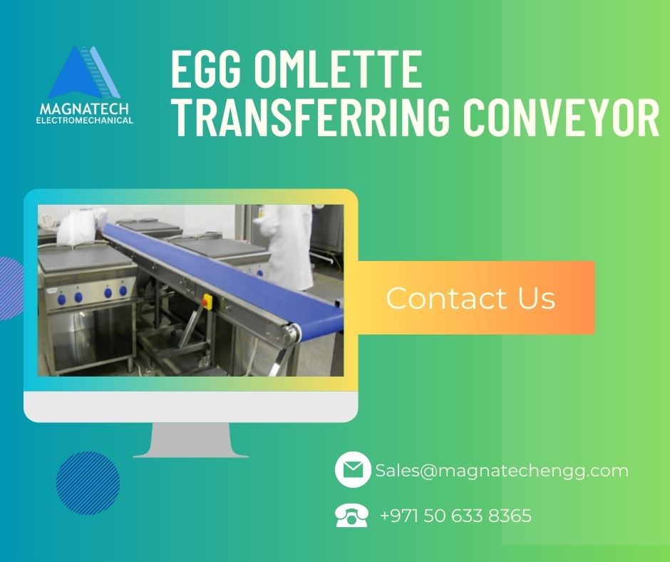 Egg Omlette Transferring Conveyor